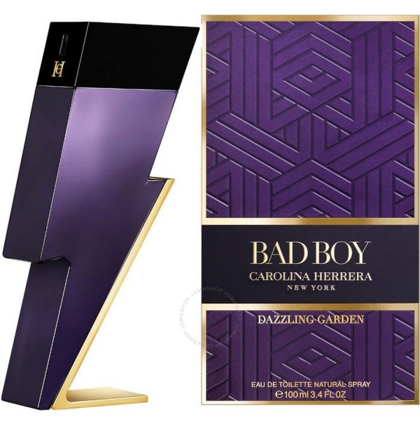 BAD BOY DAZZLING GARDEN 100ML EDT SPRAY FOR MEN BY CAROLINA HERRERA